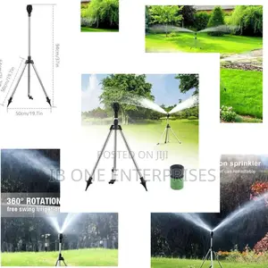 Dominate Your Garden's Watering: 360° Sprinkler Tripod Stand
