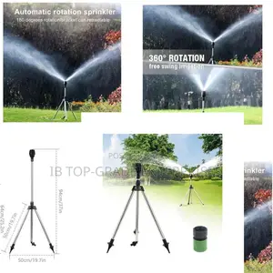 Let 360° Sprinkler Tripod Stand Do Farm Lawn Work for You