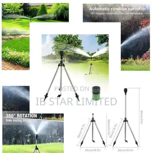 Get 360° Sprinkler Irrigation Tripod Stand for Healthy Plant