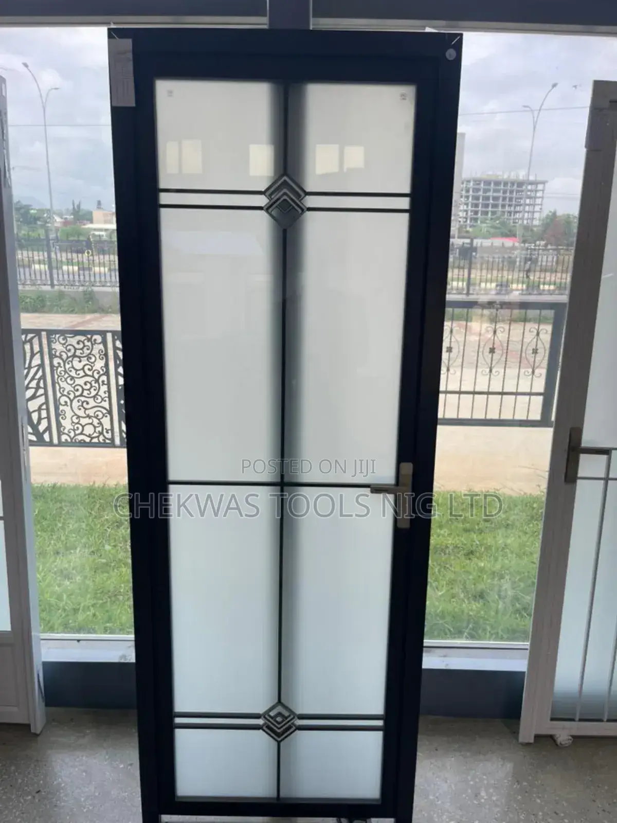 Toughened Full Glass Toilet Doors