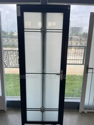 Toughened Full Glass Toilet Doors