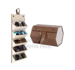5 Slot Glasses Leather Case( Unisex)