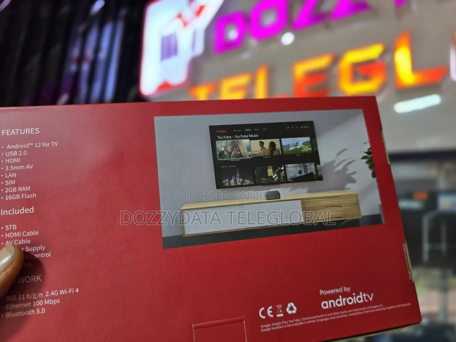 Airtel Android Smart Tv Box With Unlimited Data Subscription