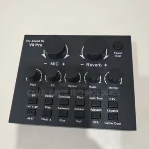 V8 Pro Sound Card – Clear Loud Studio Audio Instantly