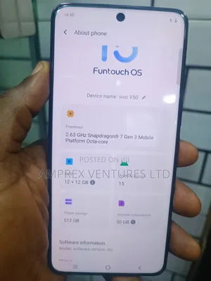 Vivo V50 512 GB Purple