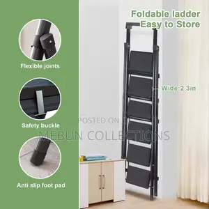Step Ladder With Space for Work Tools