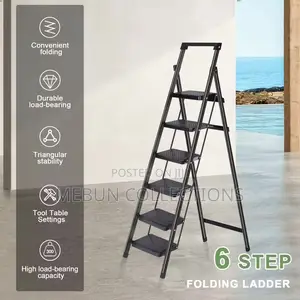 Step Ladder With Space for Work Tools