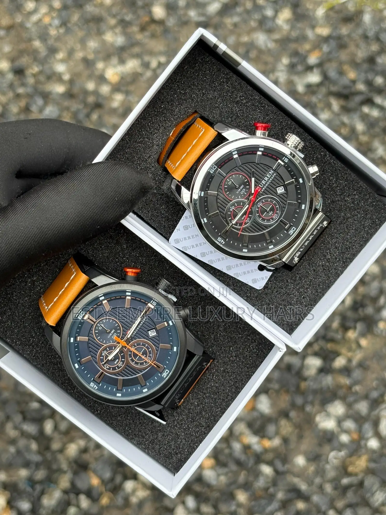 High Quality Luxury Curren Leather Strap Wristwatch