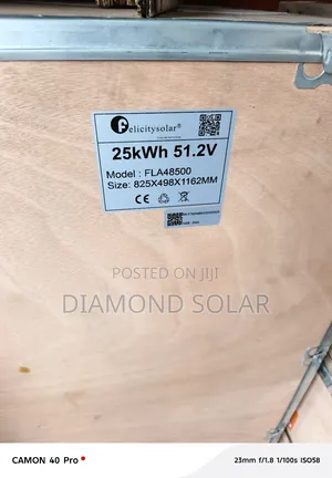 25kwh 51.2v Felicity Solar Lithium Ion Battery Available