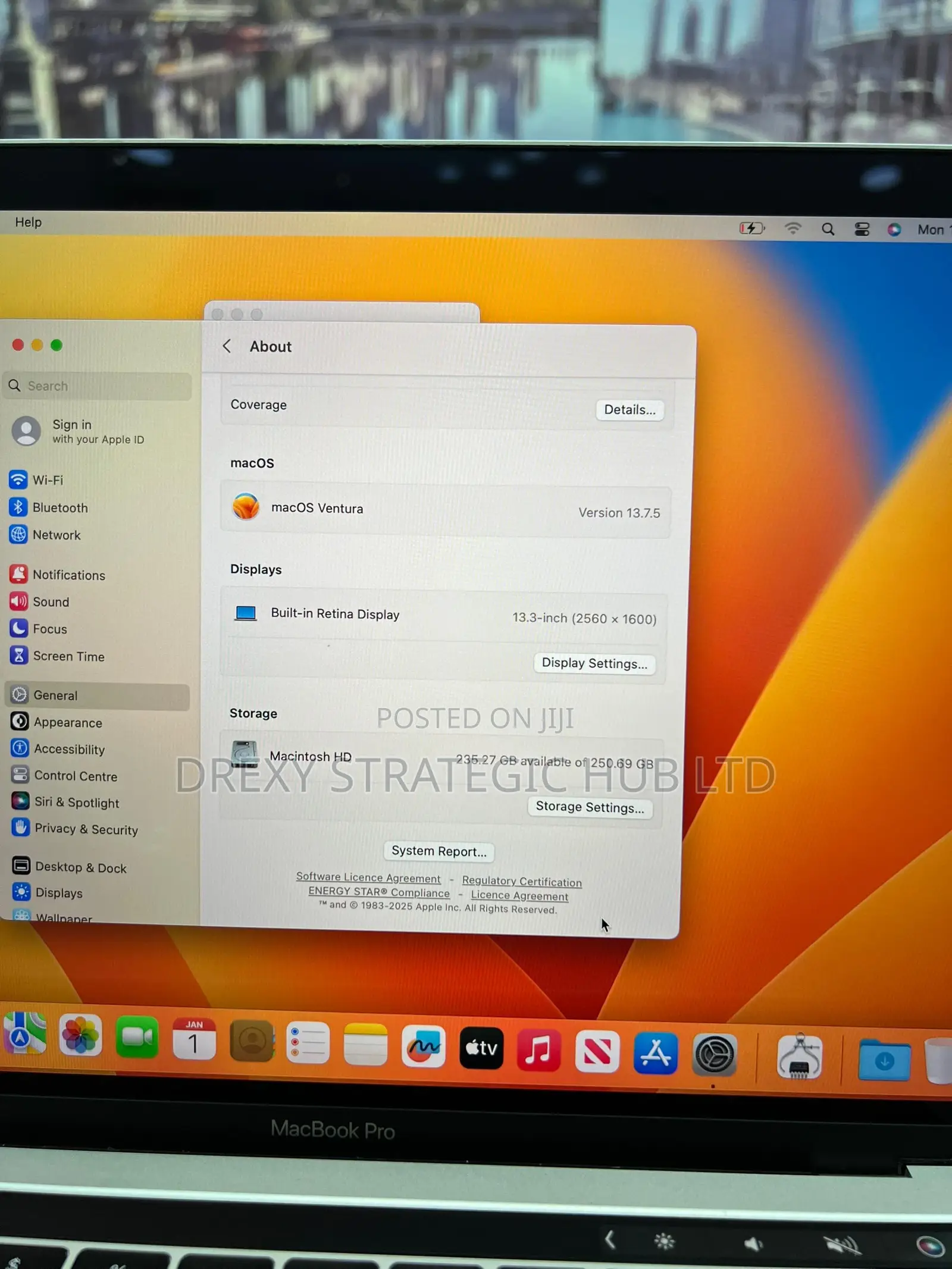 Laptop Apple MacBook Pro 2017 8GB Intel Core i5 SSD 256GB