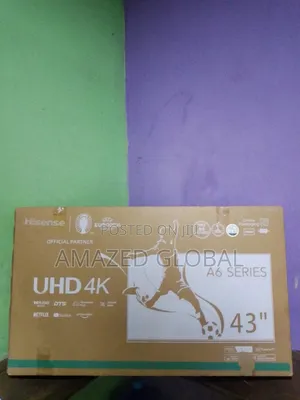 Brand New A6 Series + Netflix, Youtube (Hisense 43" SMRT Tv)