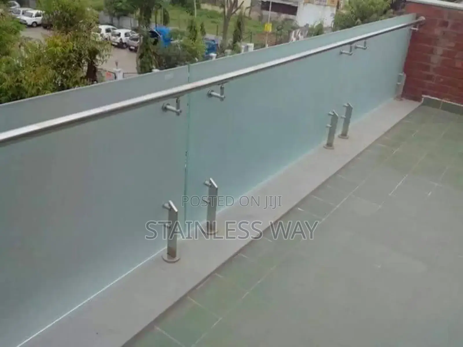 Stainless Handrail Glass