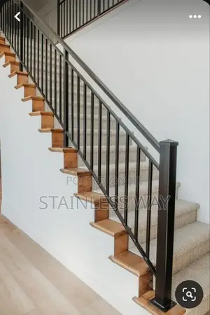 Handrail Iron Work With Back Pipe