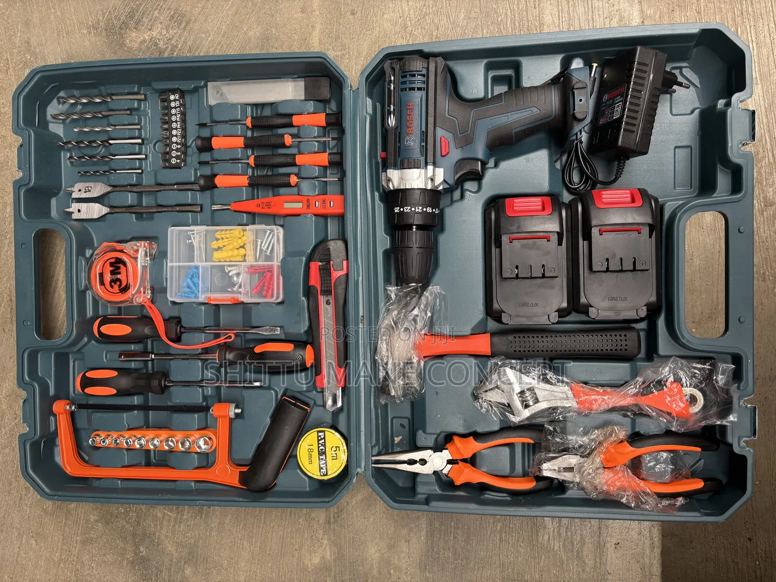 Bosch Cordless Drill Kitted With Accessories