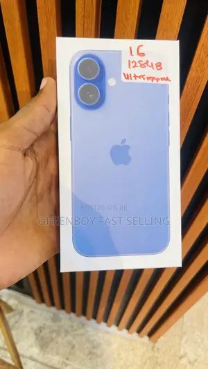 New Apple iPhone 16 128 GB Blue