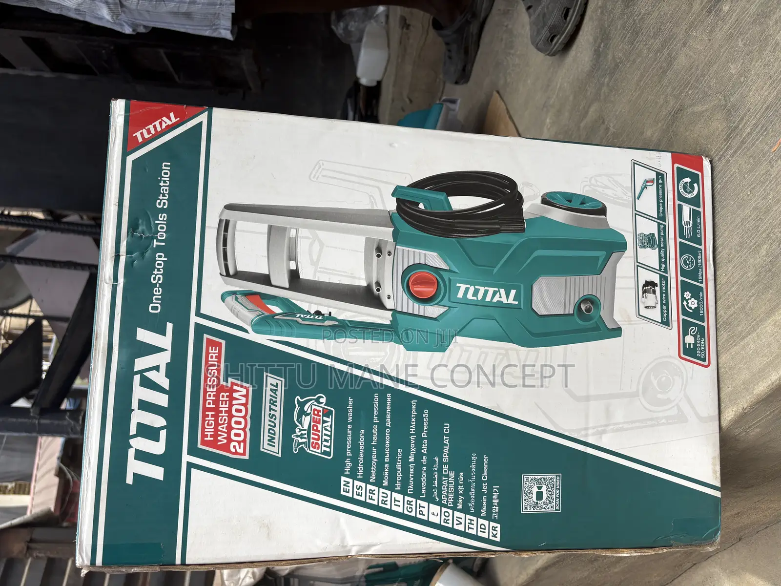 Pressure Washer Machine 2000watt Total