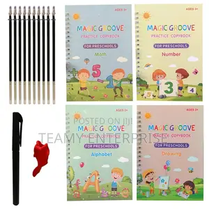 Magic Groove Practice Copybook Calligraphy Book Preschool