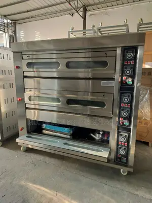 Half Bag of Flour 9 Trays Gas Baking Oven / 3 Deck 25kg Oven