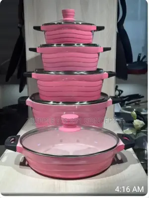 5 Sets of Beautiful Cooking Pot