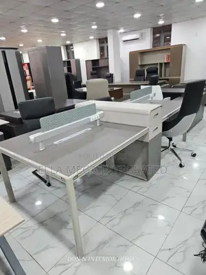 Office Secretary Work Station Divider Without Chairs