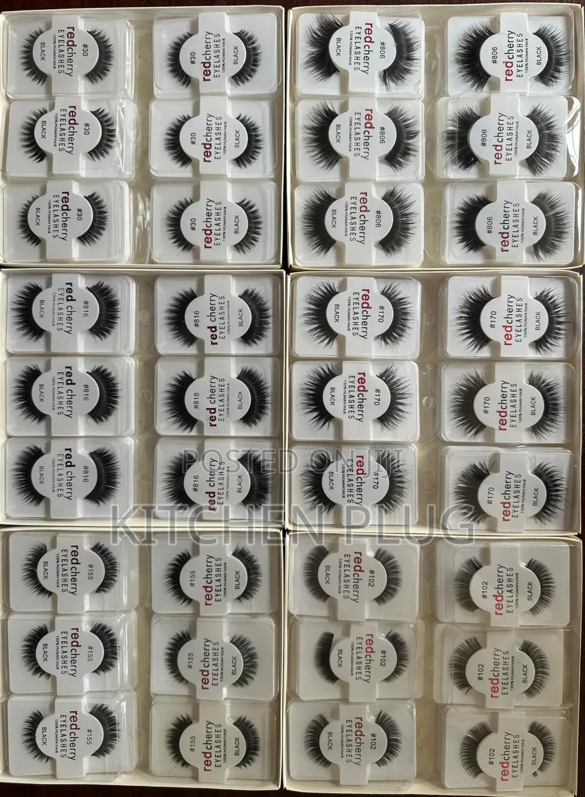 Red Cherry Eyelashes