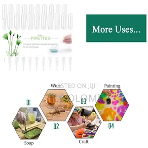 3ml Disposable Plastic Pipette, 100 Pieces