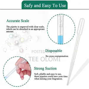 3ml Disposable Plastic Pipette, 100 Pieces