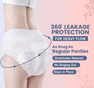 Disposable Lady Night Period Pants Overnight Menstrual Pants