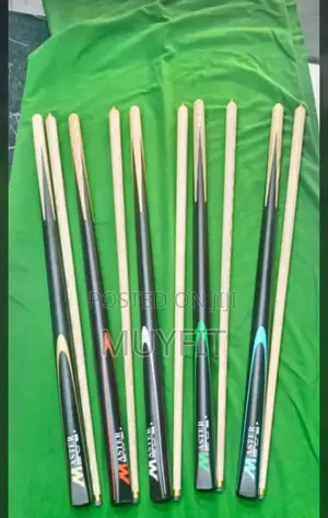 Snooker Sticks Available