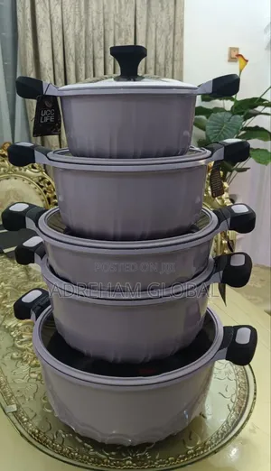 Uc3110s- 10 PCS Granite Coated Pot Available in Purple Black