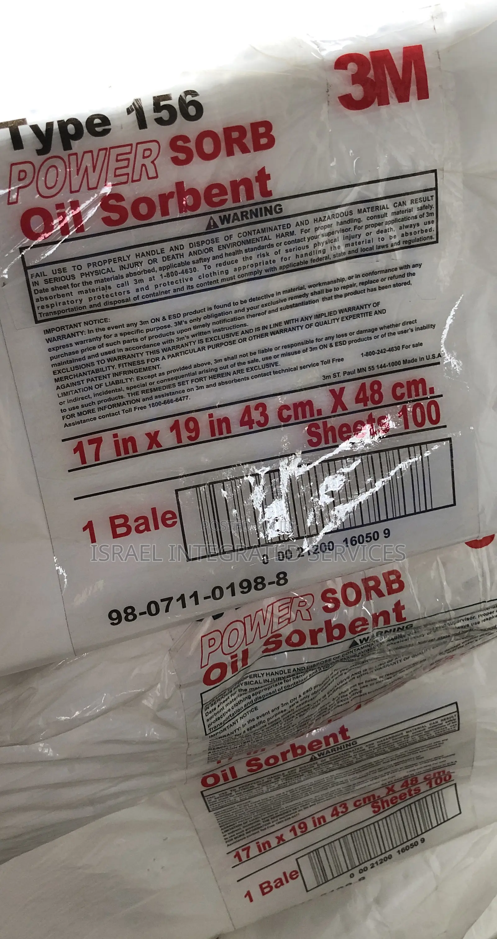Absorbent Pad 100 Sheets