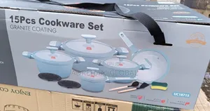 Ucc Life Uc 18715 -15pcs Granite Coating Cookware Pot Set