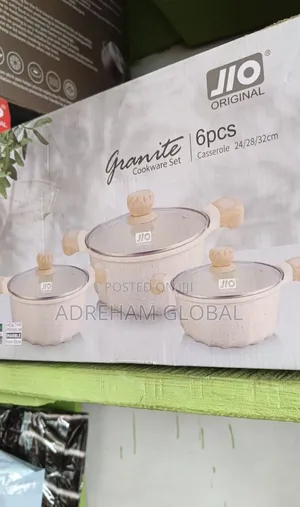 Jio Granite Coating Cookware Set Pot 24/28/32 Cm