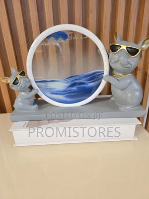 High End French Bulldog Hourglass Quick Sand Painting