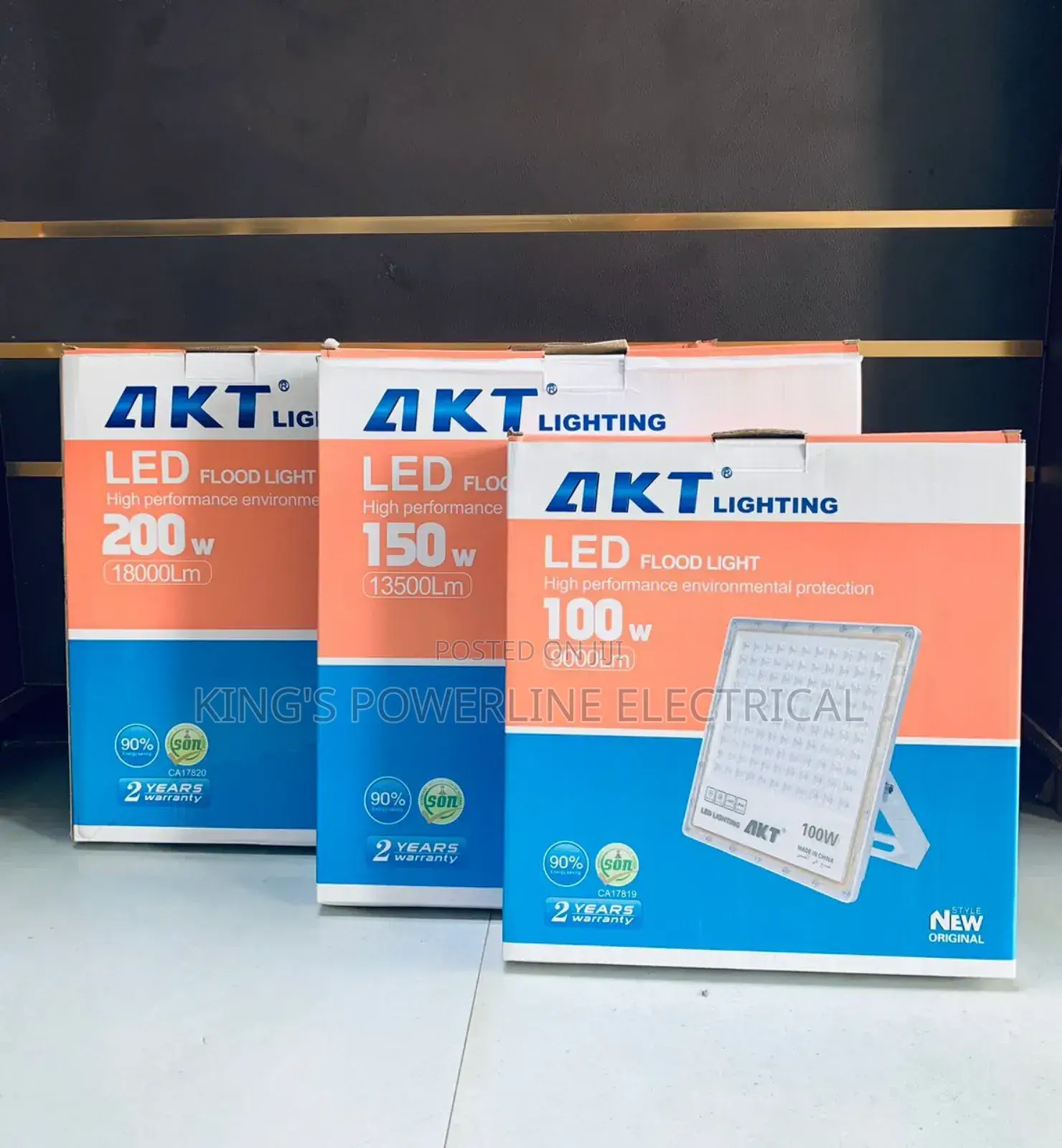 All Sizes of Floodlight Akt