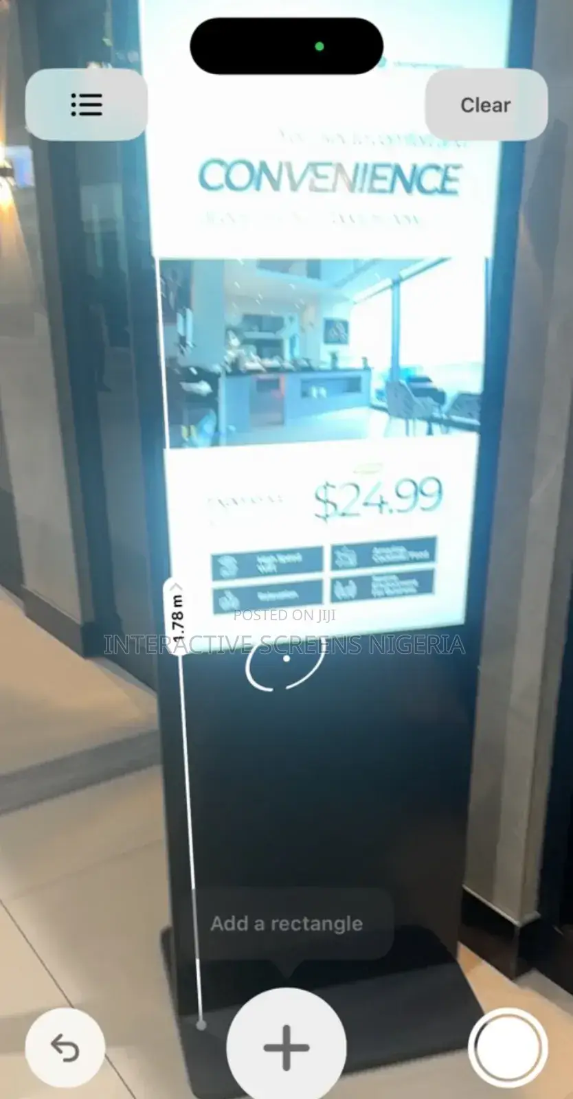 43 Inches Floor Standing Non Touch Digital Screen