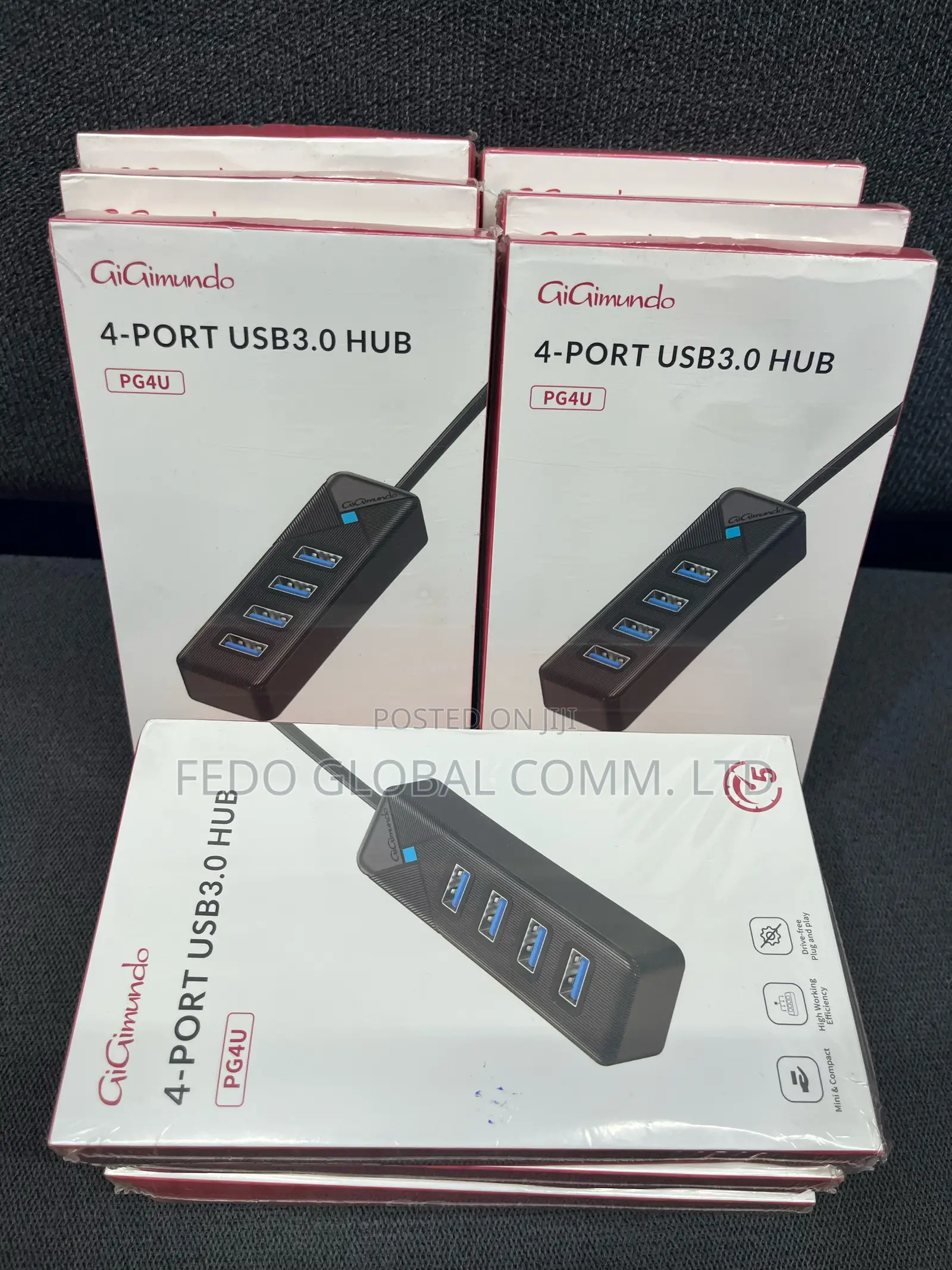 Gigimundo Pg4u 4-Port Usb 3.0 Hub