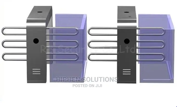 Security Outdoor Full Height Turnstile Interface Station Smart Barrier