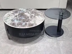 Marble Top Center Table With Drawer