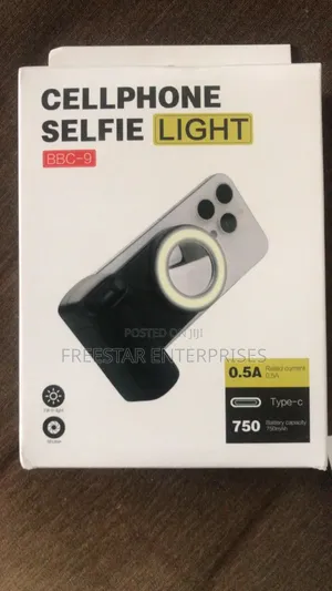 Photo - Cellphone Selfie Light. Magnetic Selfie Ring Light.