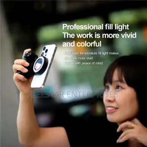 Cellphone Selfie Light. Magnetic Selfie Ring Light.