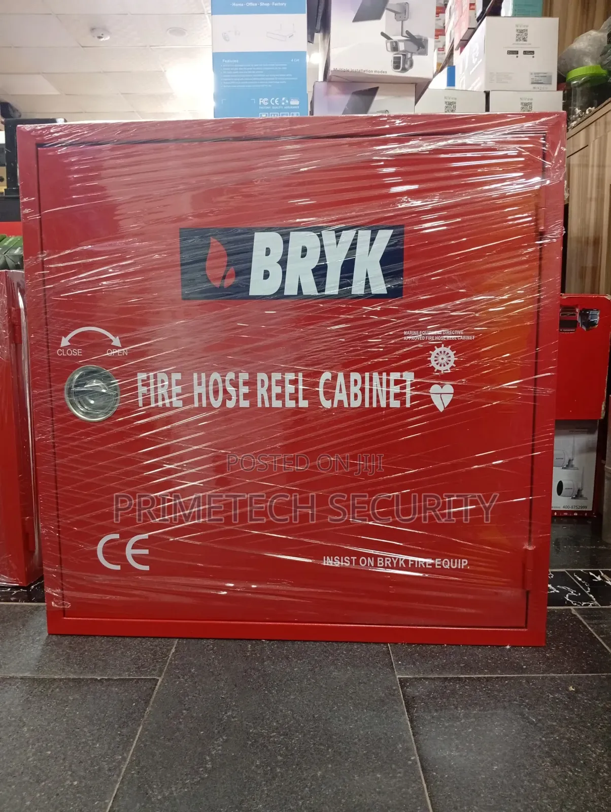 Security Fire Cabinet With Hose