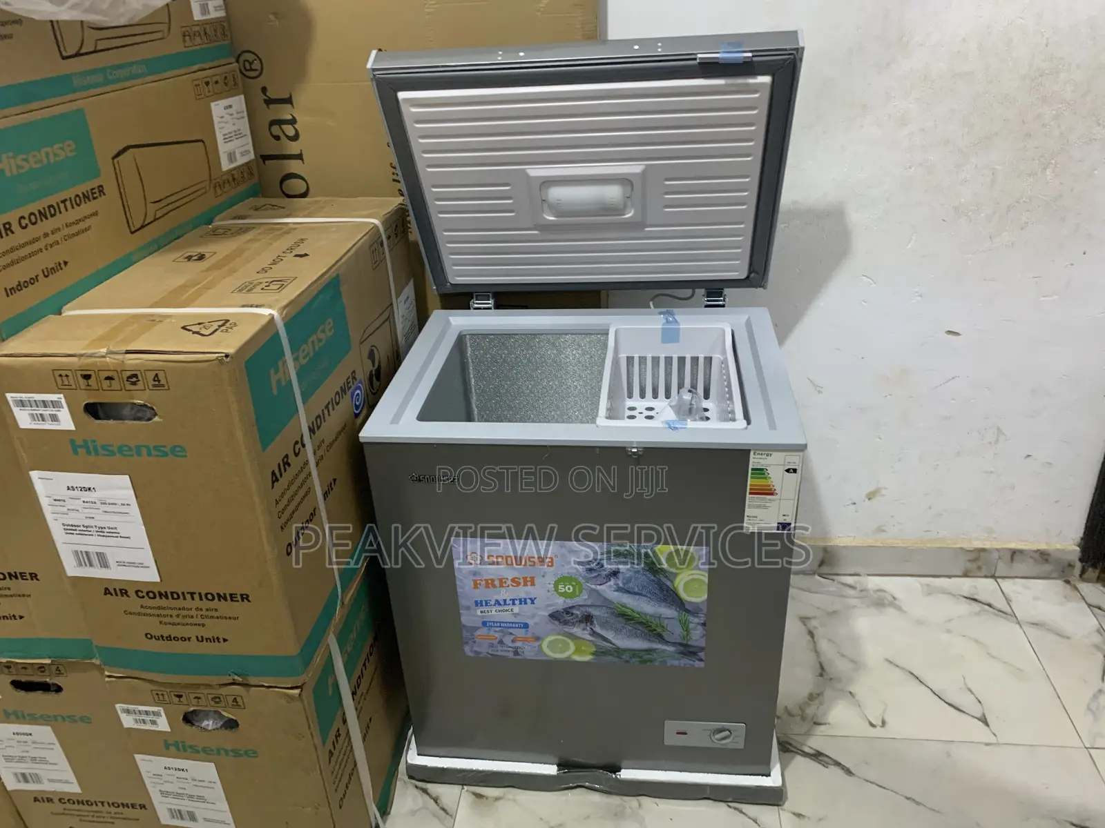 Snowsea 132 Litre Chest Freezer –Sleek, Durable Spacious