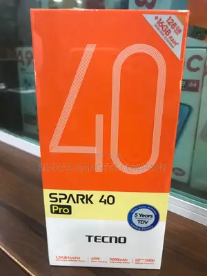 New Tecno Spark 40 Pro 128 GB Black