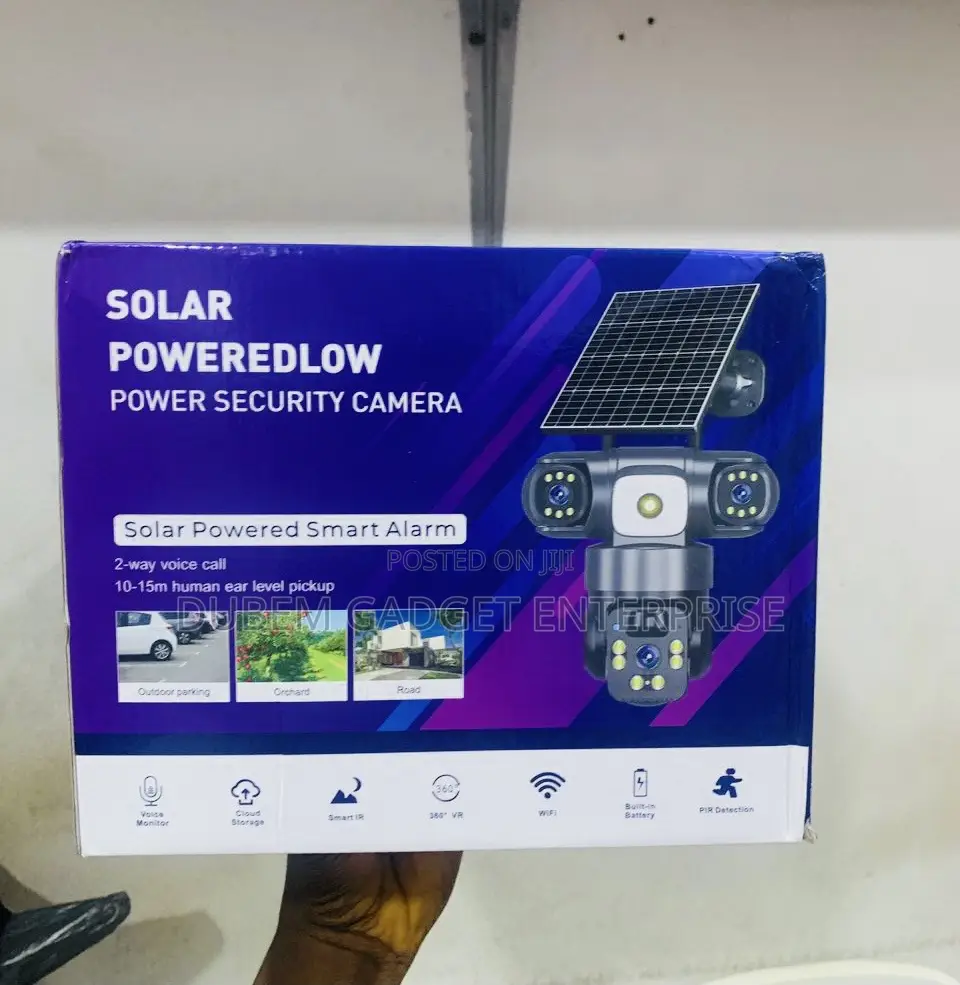 High Quality Triple Lens Solar PTZ Camera