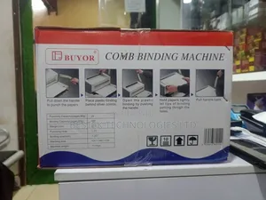 Comb Binding Machine
