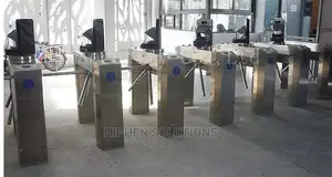 Auto Bidirectional Waist Height Turnstiles