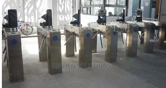 Auto Bidirectional Waist Height Turnstiles