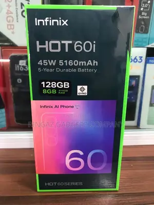 New Infinix Hot 60i 128 GB Silver
