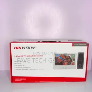 Hikvision 4 Wire Hd Video Intercom Kit